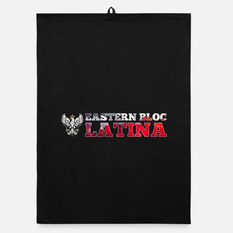 Eastern Bloc Latina Pole Poland White Eagle Gift Organic dish towel