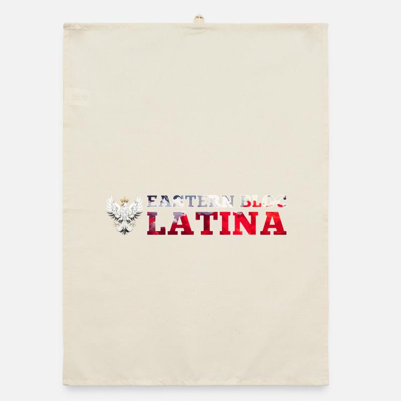 Eastern Bloc Latina Pole Poland White Eagle Gift Organic dish towel