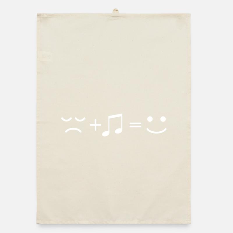 Triste de sourire Élévation musicale Torchon bio