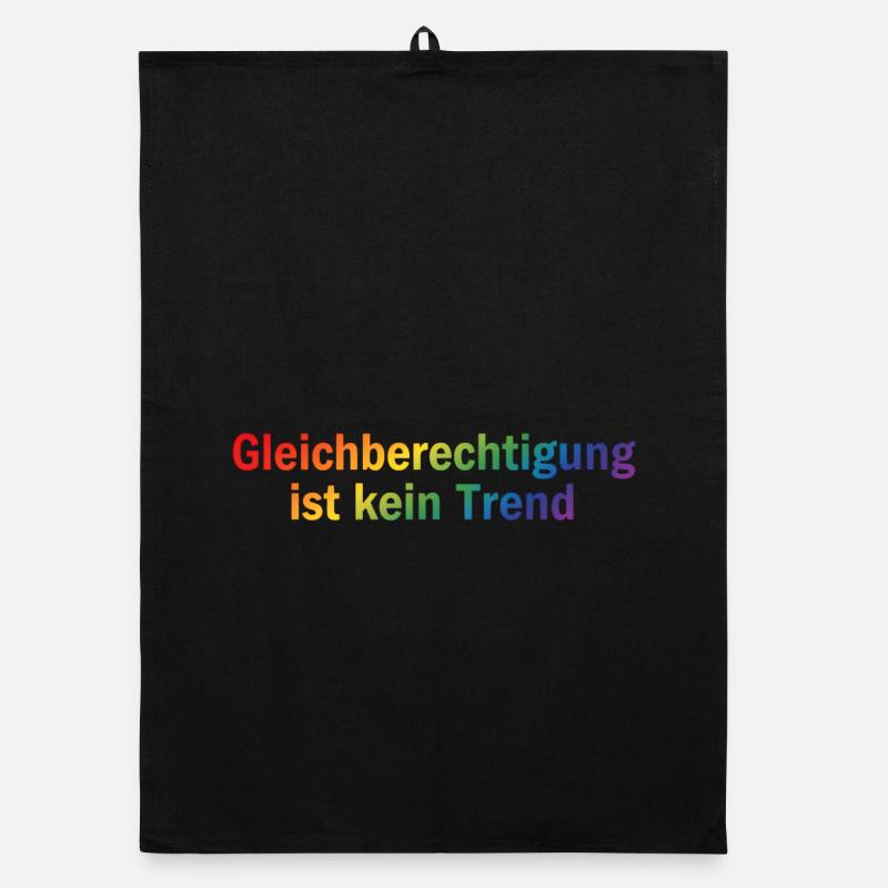 Equality is not a trend Organic dish towel