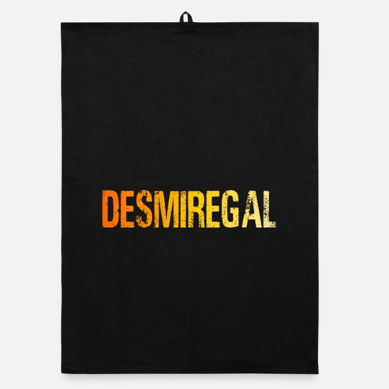 Imaginative nature pattern in earth tones Organic dish towel