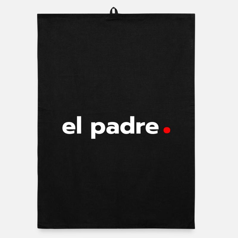 el padre - Torchon bio - noir