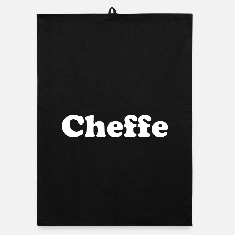 Cheffe - Organic Geschirrtuch - Schwarz