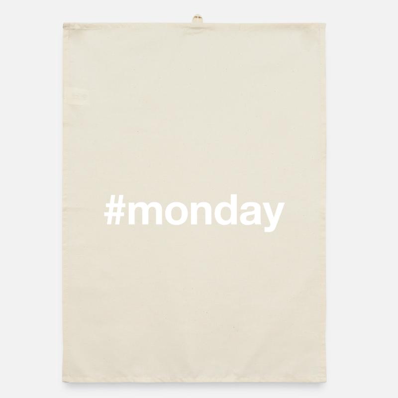 MONDAY Hashtag Organic dish towel