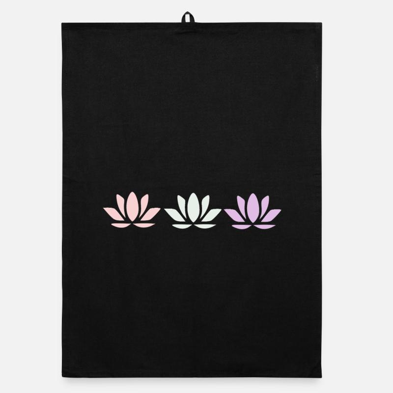 Fleur de lotus Fleur de lotus Fleur de lotus Fleur de violette Fleur de yoga Torchon bio