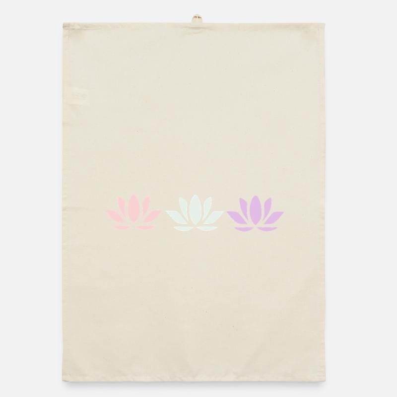 Fleur de lotus Fleur de lotus Fleur de lotus Fleur de violette Fleur de yoga Torchon bio