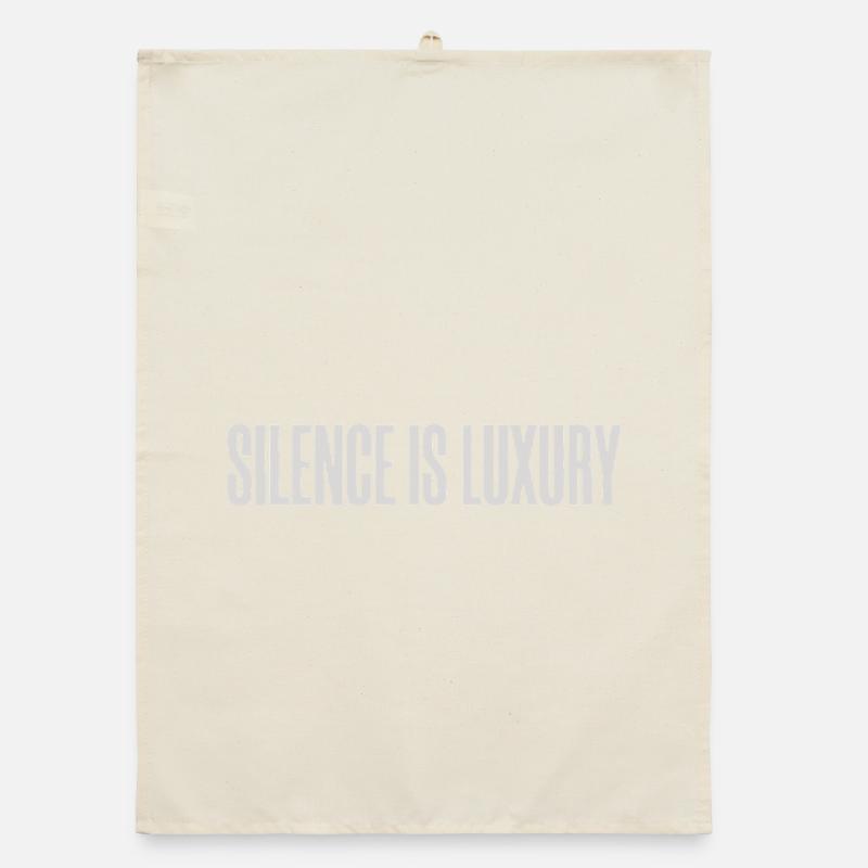 Minimalist Premium Typography Design  Organic dish towel