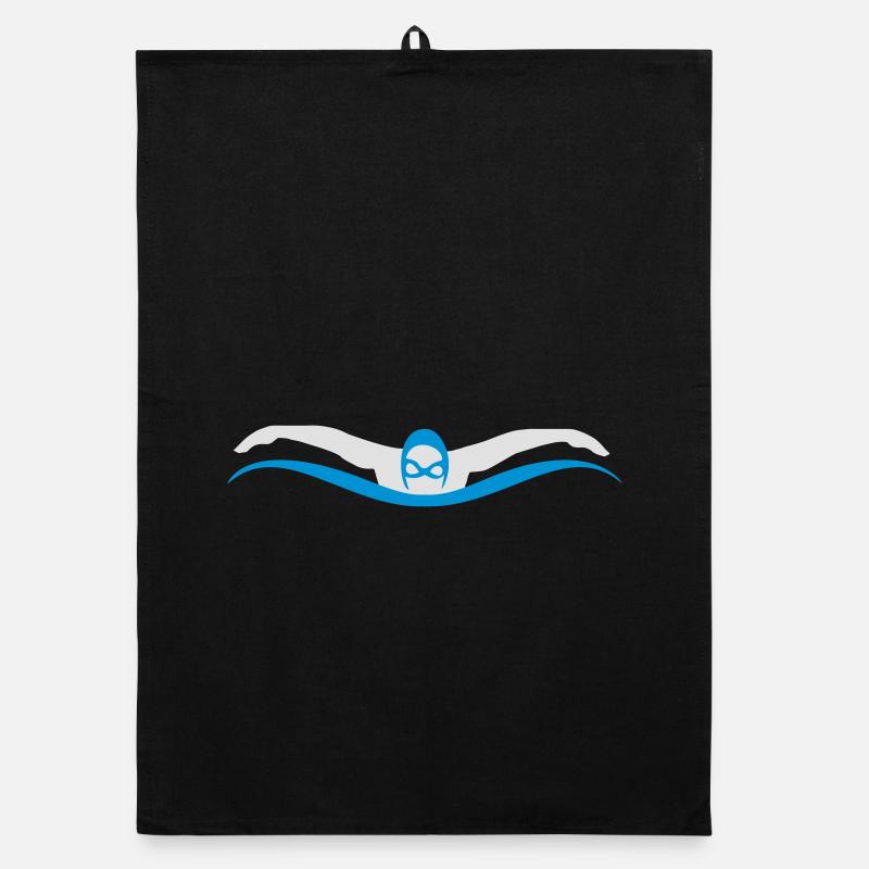 schwimmen Organic Geschirrtuch