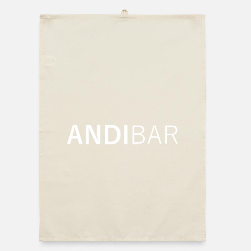 AndiBar - Andreas, Andy, Andi, Andrea Gift Organic dish towel
