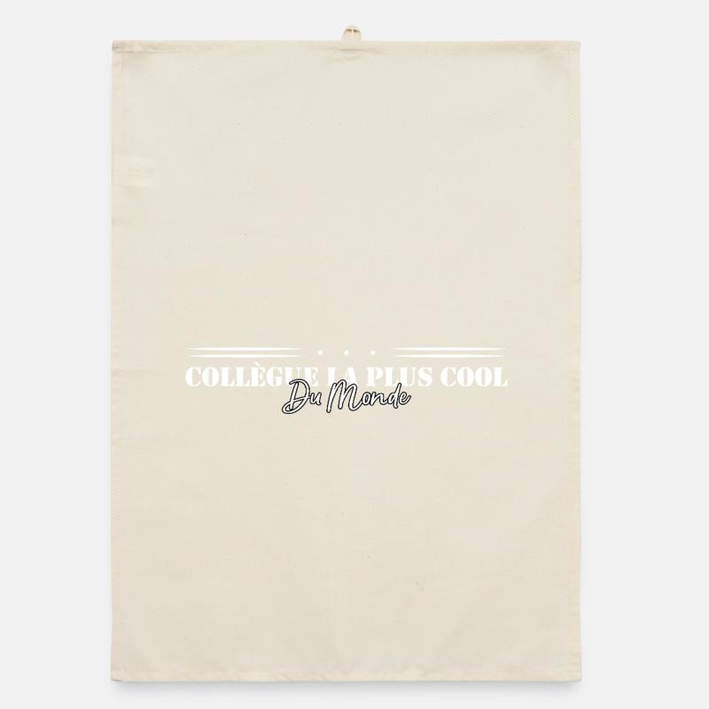 Collègue le plus cool du monde Torchon bio