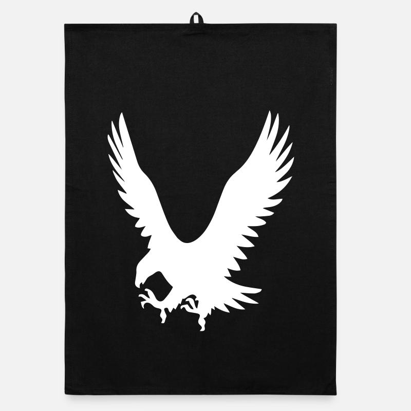 Adler beim Angriff Organic Geschirrtuch