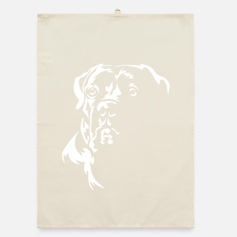 Cane Corso Head « Black Edition » Torchon bio