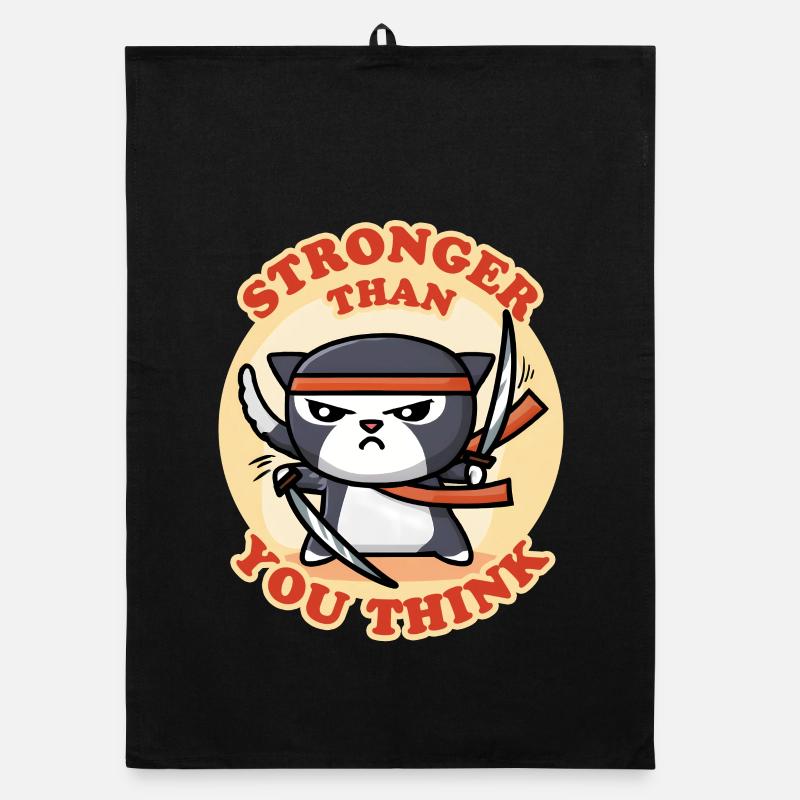 Ninja Katze Organic Geschirrtuch
