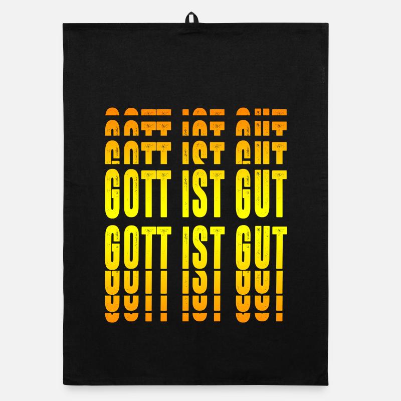 God is good Organic dish towel