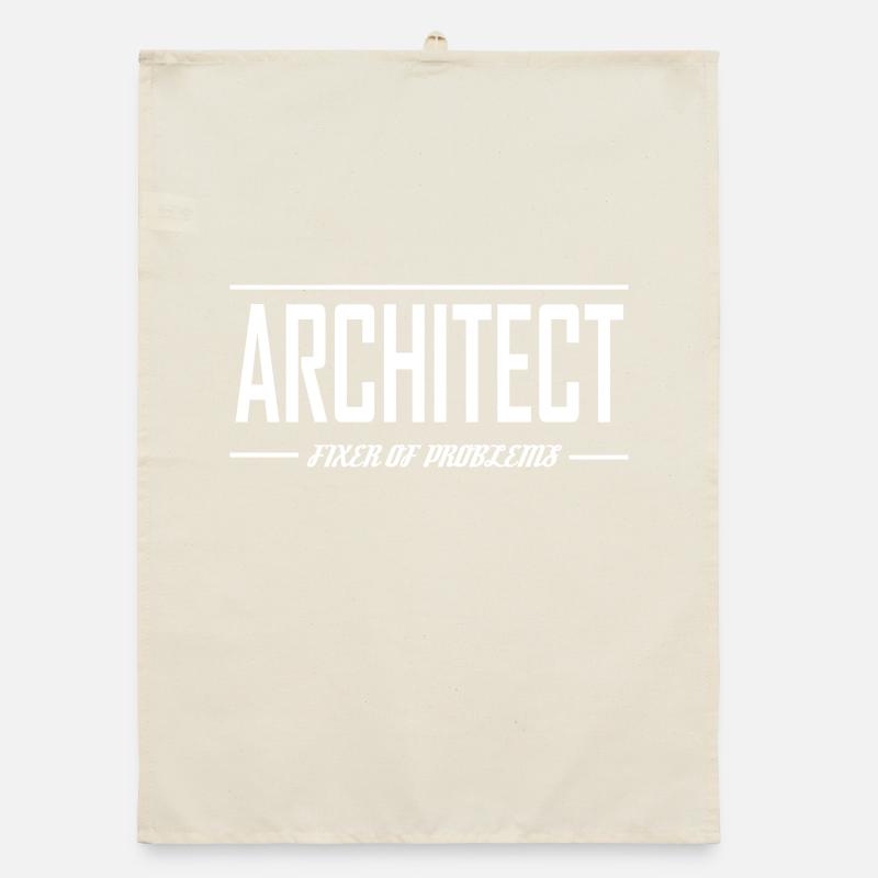 I'm An Architect vintage architecture students Organic dish towel