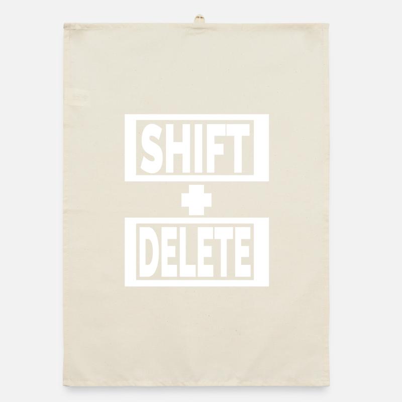 SHIFT+DELETE keyboard lifestyle Organic dish towel