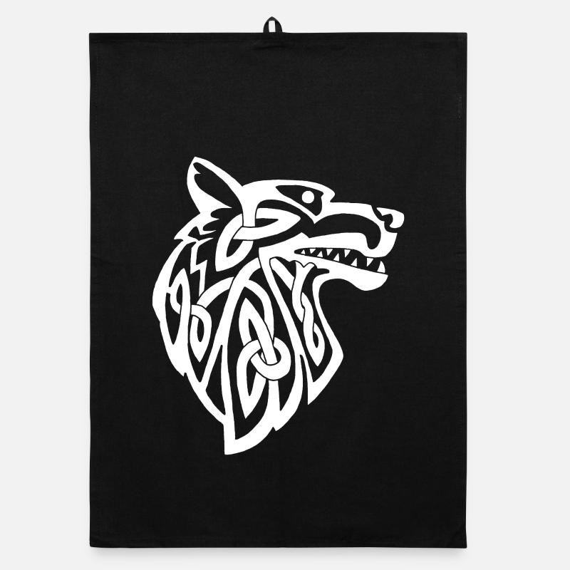 Viking White Wolf Organic dish towel