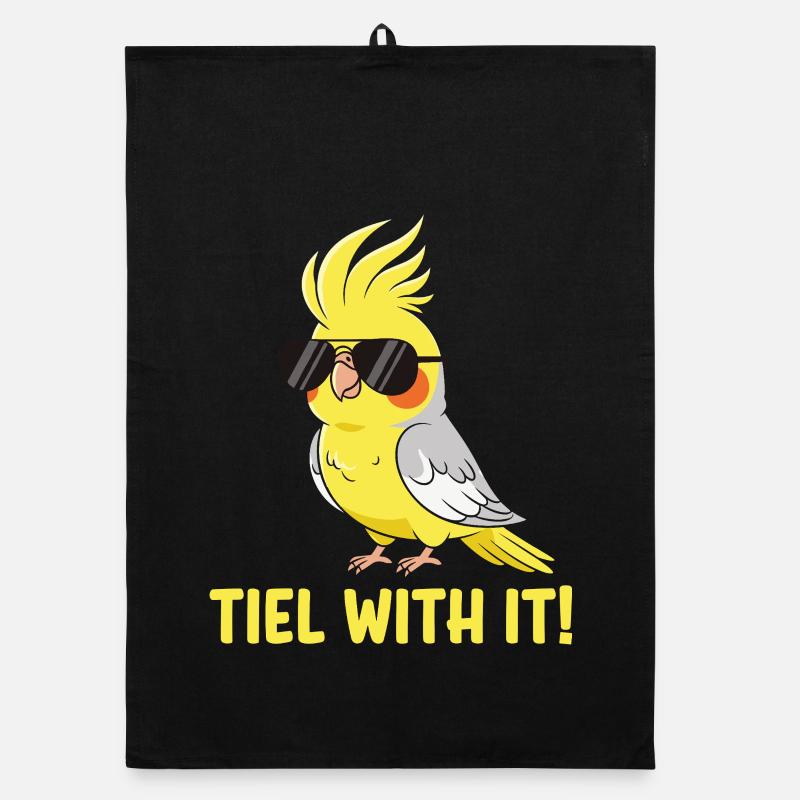 Calopsitte Perruche Humour Oiseau Torchon bio