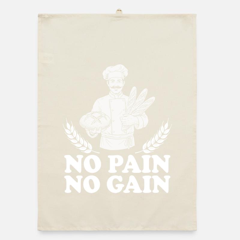 Bread Bakery Humor Baker Organic dish towel