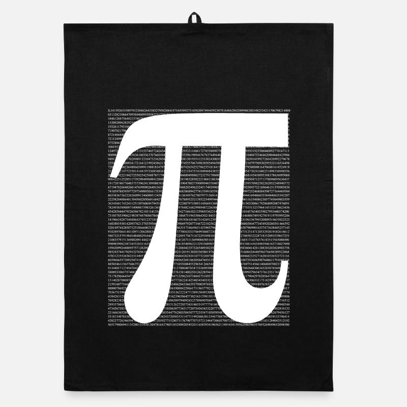 Symbole Pi dans l’art en ligne Torchon bio