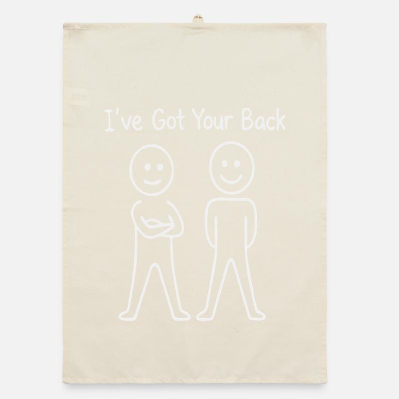 Ich stehe hinter dir: Support-Duo Organic Geschirrtuch