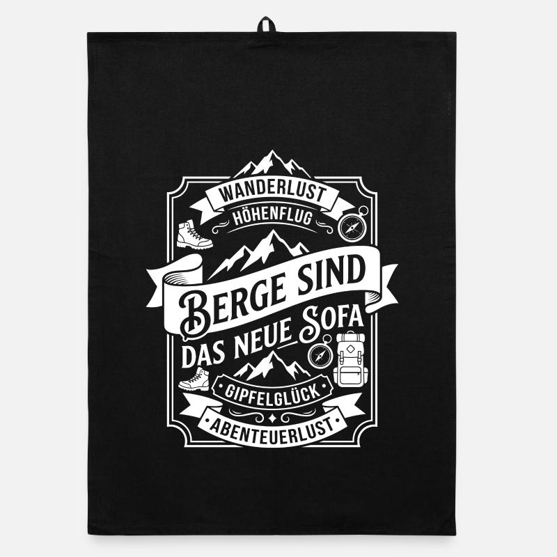 Berge Sind Das Neue Sofa Organic Geschirrtuch