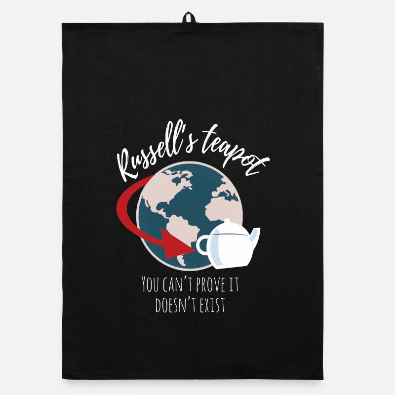Russell's teapot - Torchon bio - noir