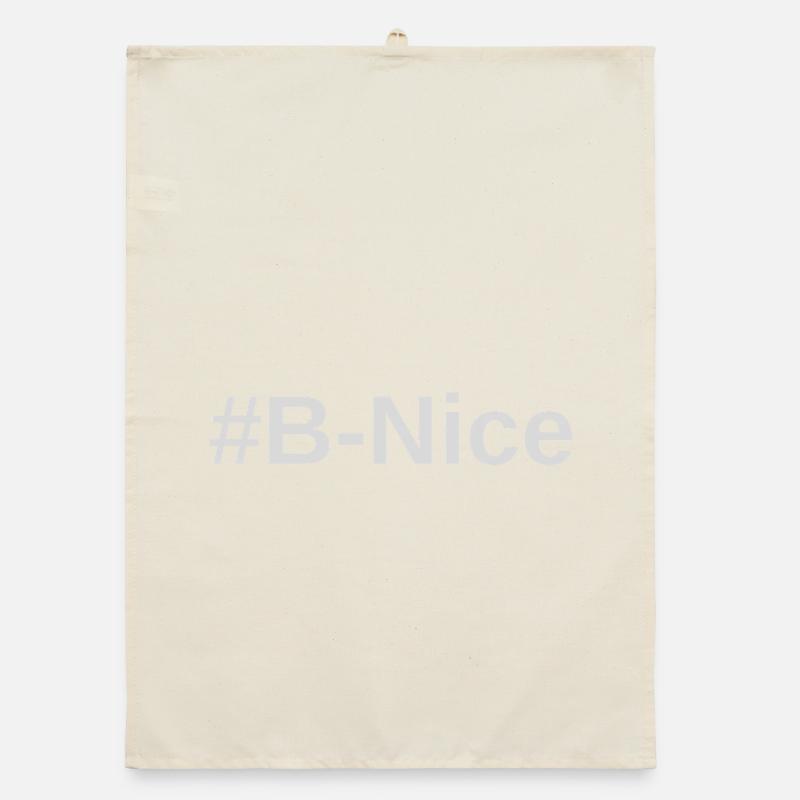 #B-nice print Organic dish towel