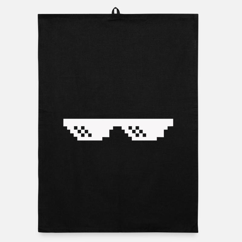 Pixel Sonnenbrille Organic Geschirrtuch