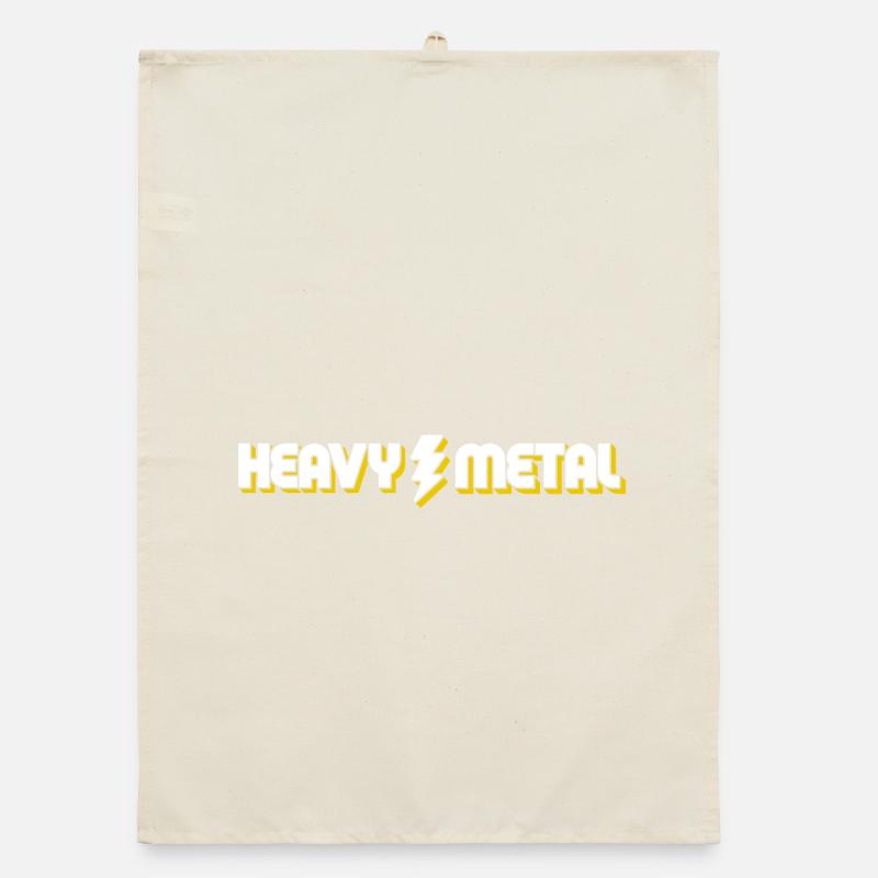 Schwermetall-Blitzfusions-Design Organic Geschirrtuch