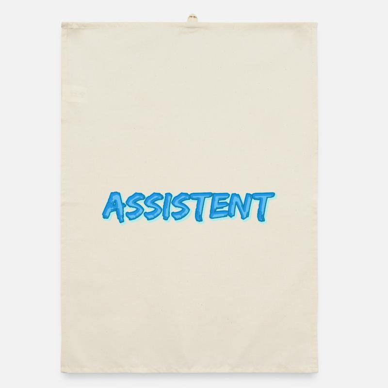 Assistant as a comic Organic dish towel
