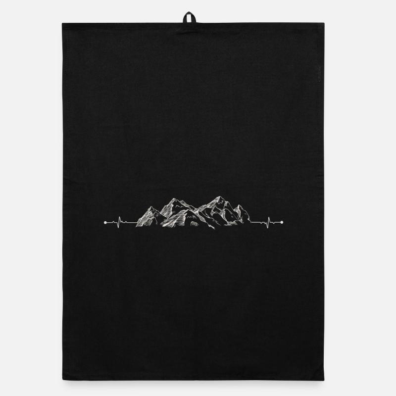 Alpine Pulse Peak Organic dish towel