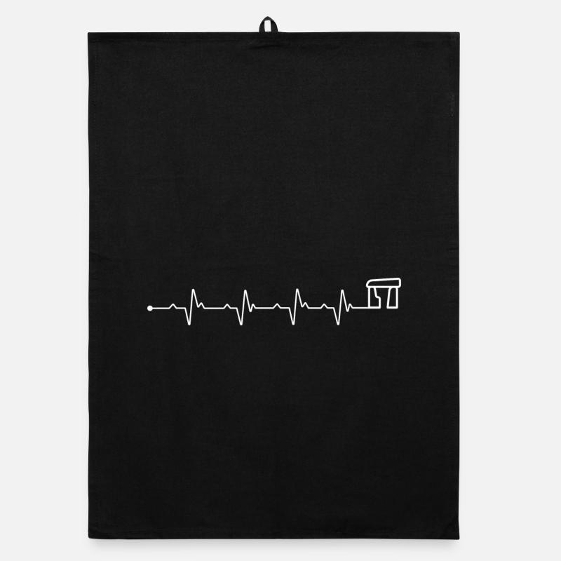 Heartbeat Stonehenge Organic dish towel
