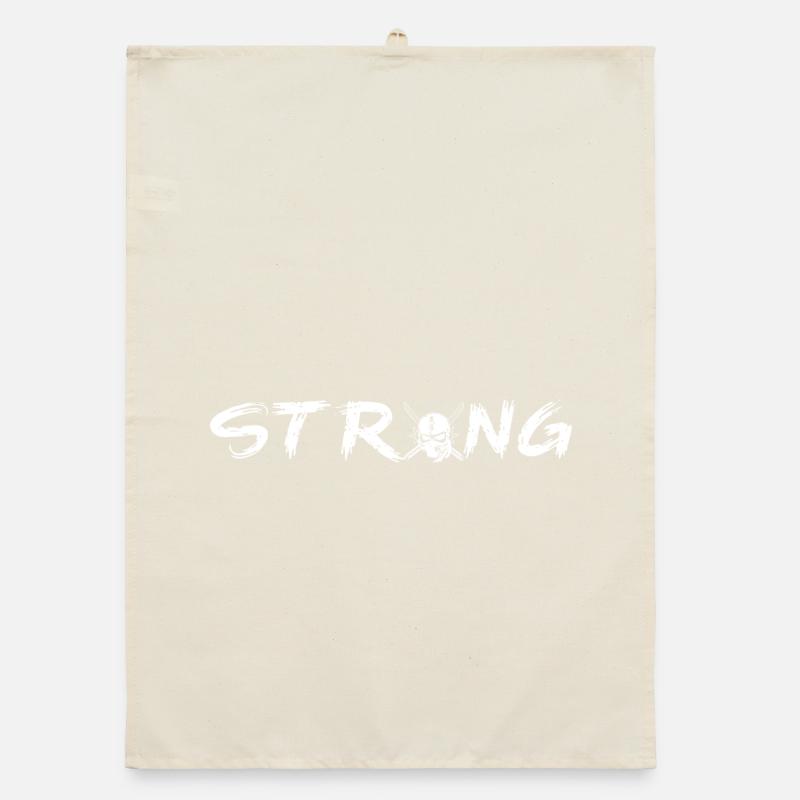 Strong Skull Organic dish towel