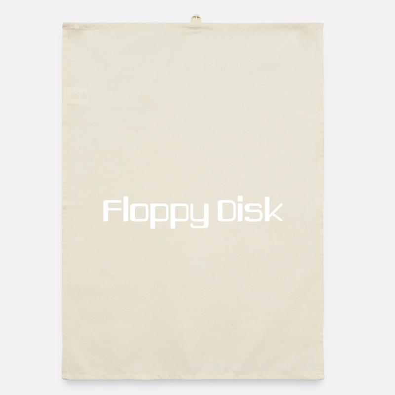 Floppy Disk Organic Geschirrtuch