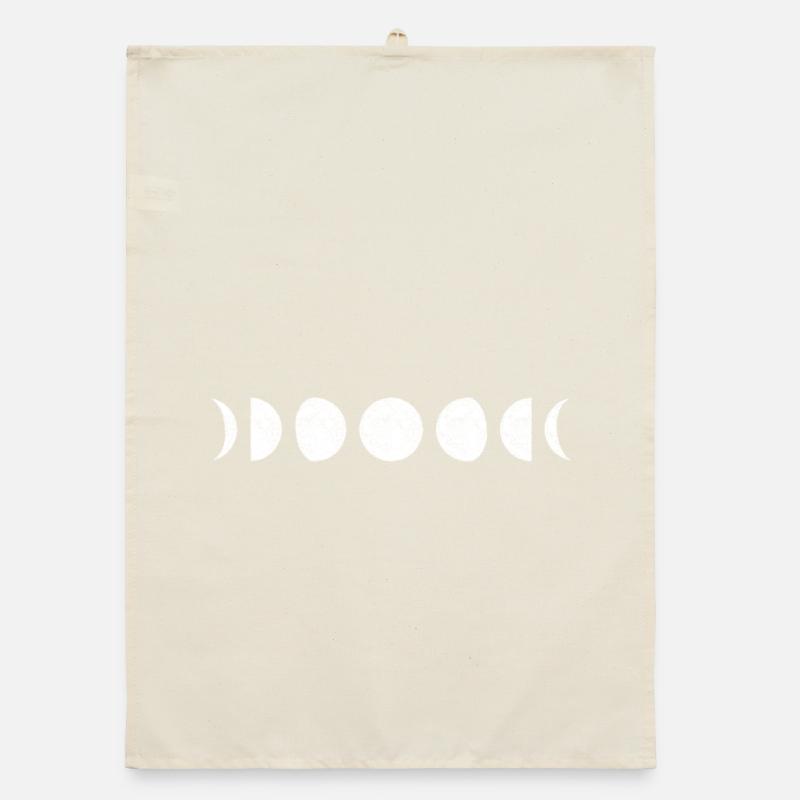 Séquence de cercles de phase de lune Torchon bio