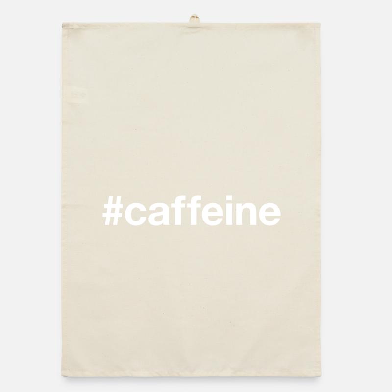 CAFFEINE Koffein Kaffee Organic Geschirrtuch