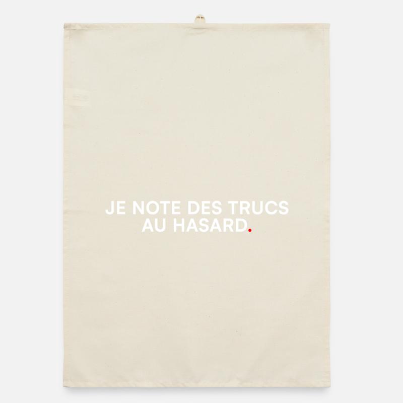 I Write Down Random Stuff – Humor Organic dish towel