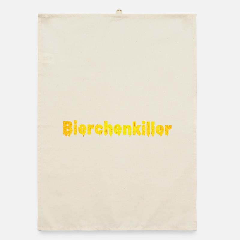 Bierchenkiller, Biertrinker, Bierchen, Bier Organic Geschirrtuch