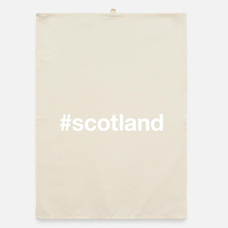 ÉCOSSE Schottland Hashtag Torchon bio