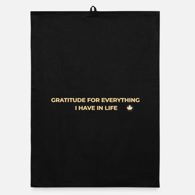 Gratitude – Gratitude et Pleine Conscience Or Torchon bio
