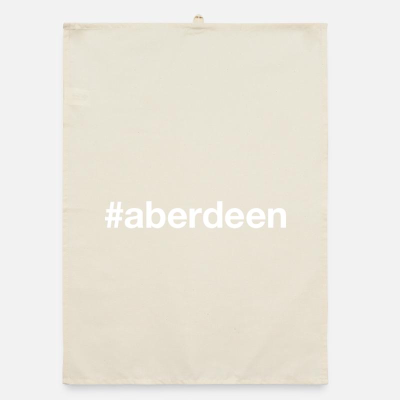ABERDEEN, Écosse Hashtag Torchon bio