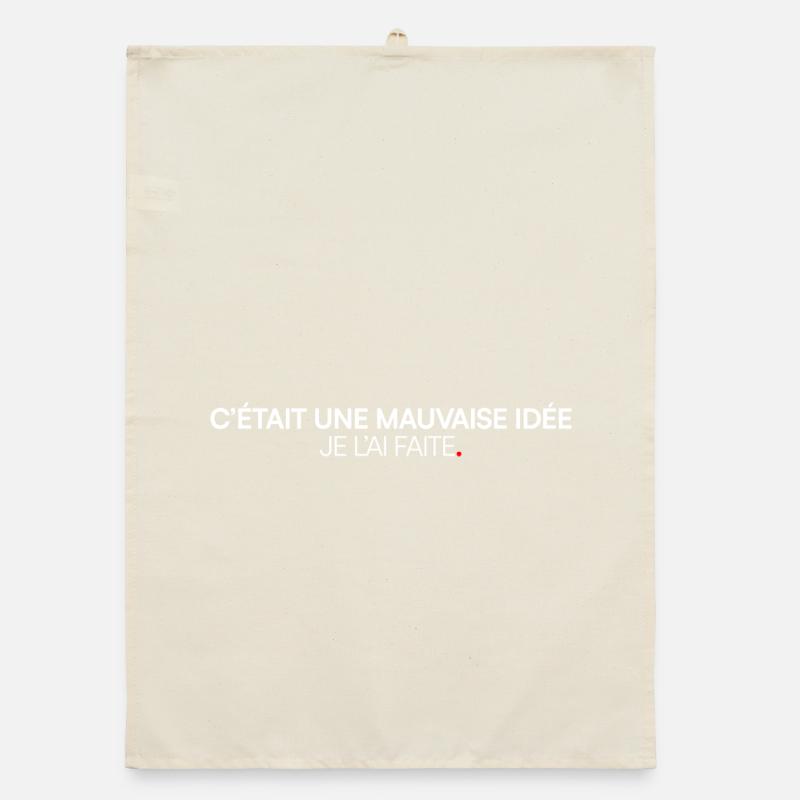 It was a bad humorous idea Organic dish towel