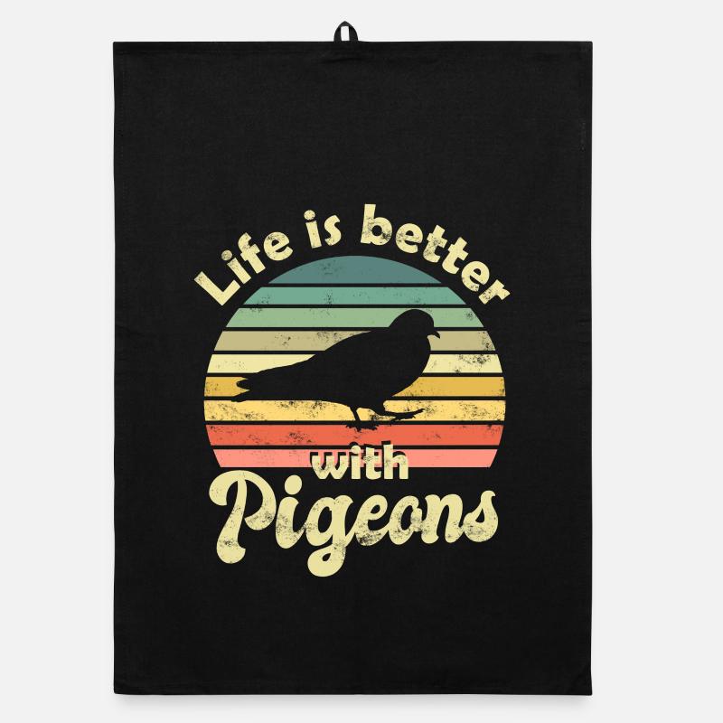 Pigeon Pigeons Torchon bio