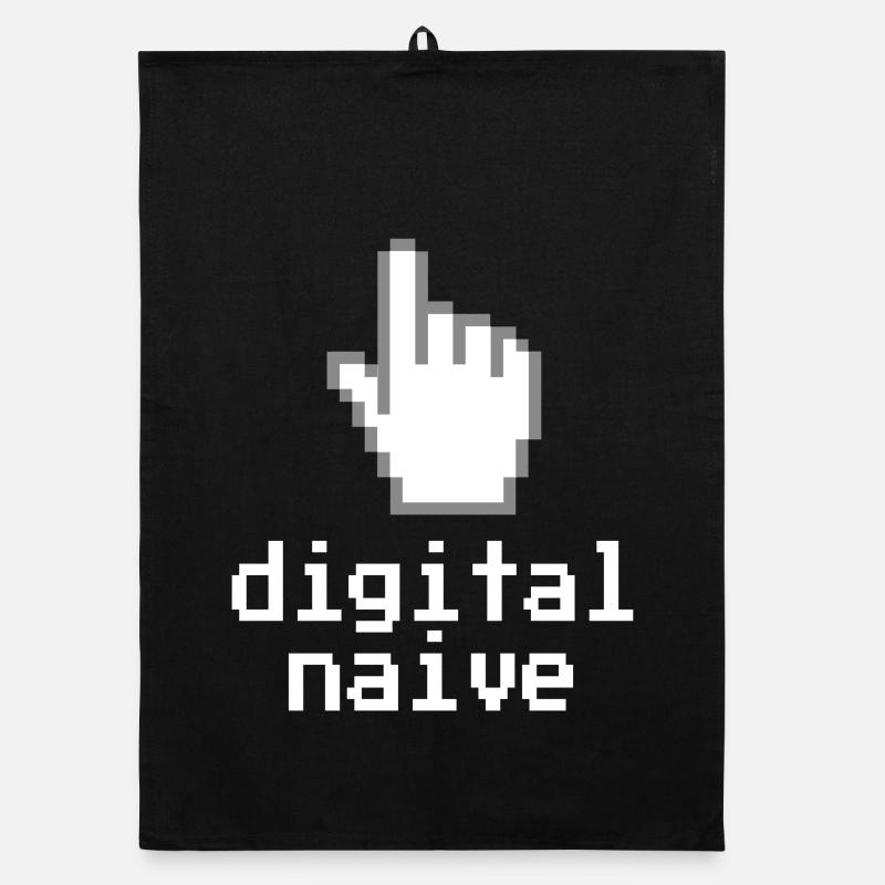 Digitally naïve Organic dish towel