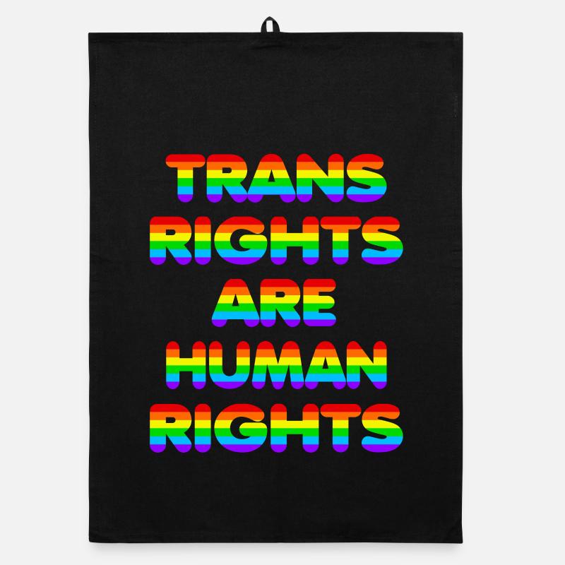 Trans Rights for CSD Christopher Street Day Organic dish towel