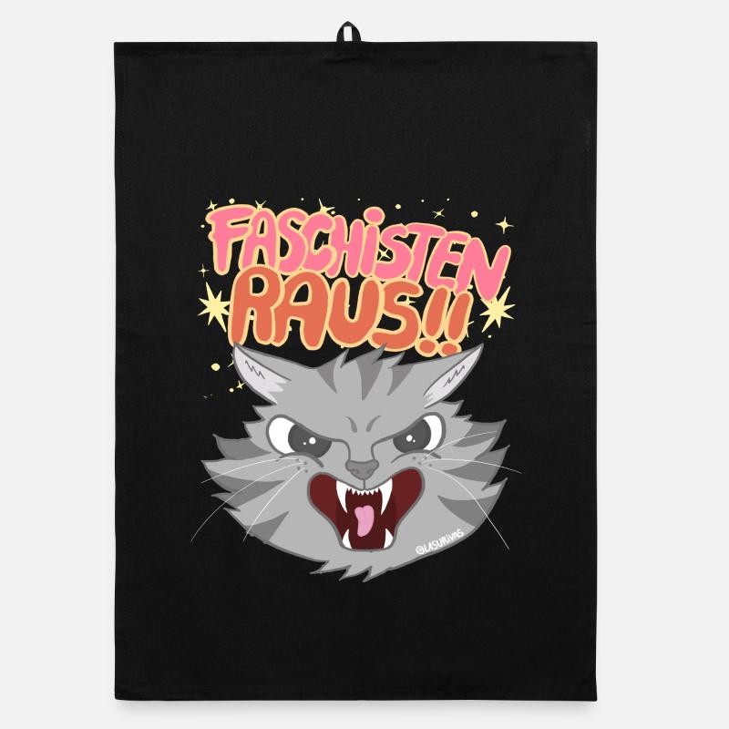 Fascists out! 2 Organic dish towel