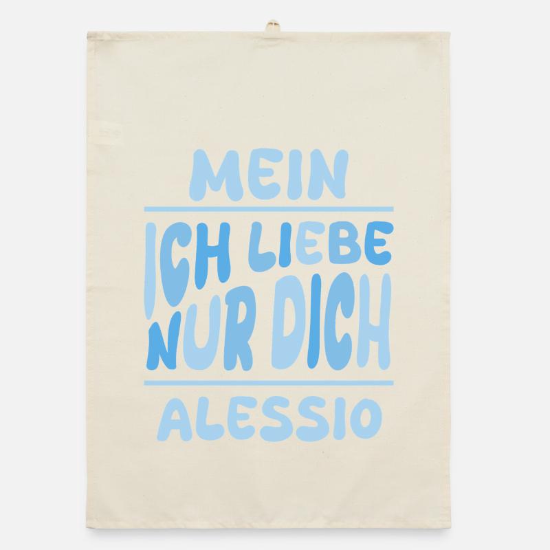 Gift for Alessio Organic dish towel