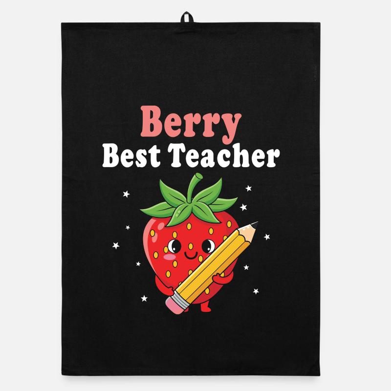 Berry Best Teacher Enseignant du primaire Torchon bio