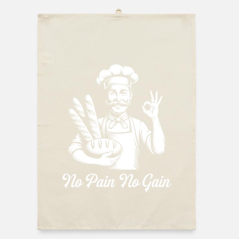 Bread Bakery Humor Baker Organic dish towel